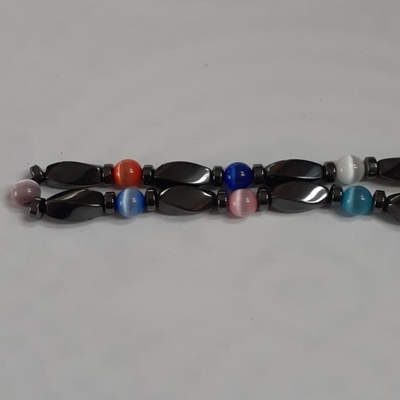 Magnetic Hematite Bracelet 7" - Picture 5 of 6